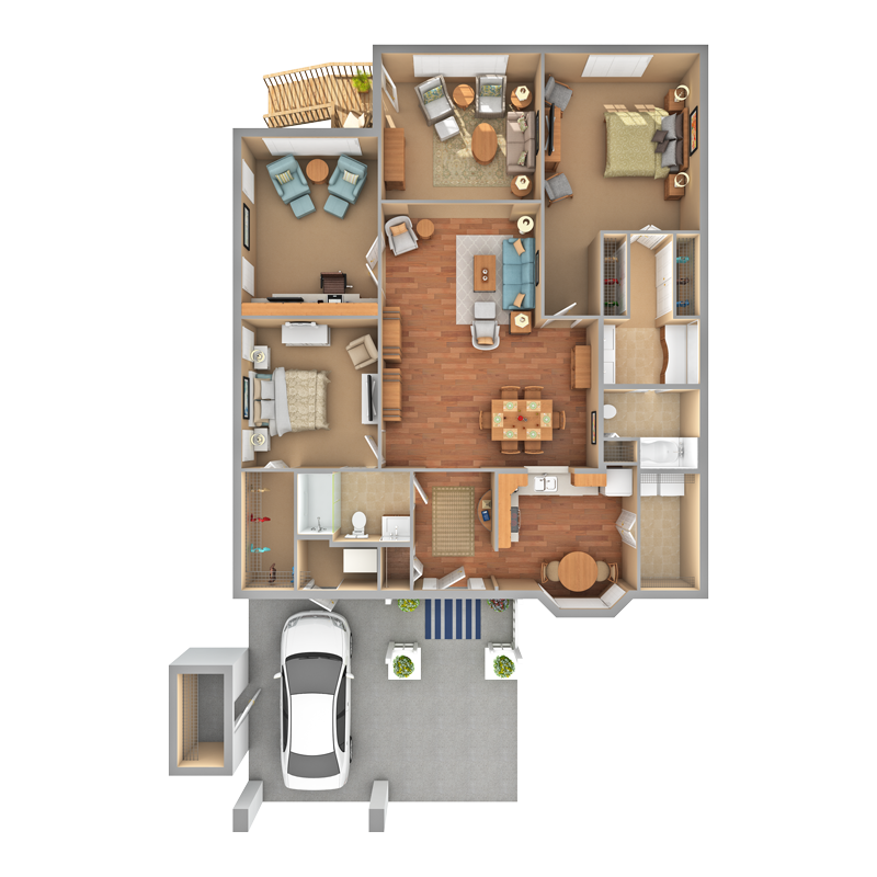 Exclusive 4 Bed Country Farmhouse Plan With Sunroom And Deck 500053vv Architectural Designs House Plans Architectural Designs House Plans