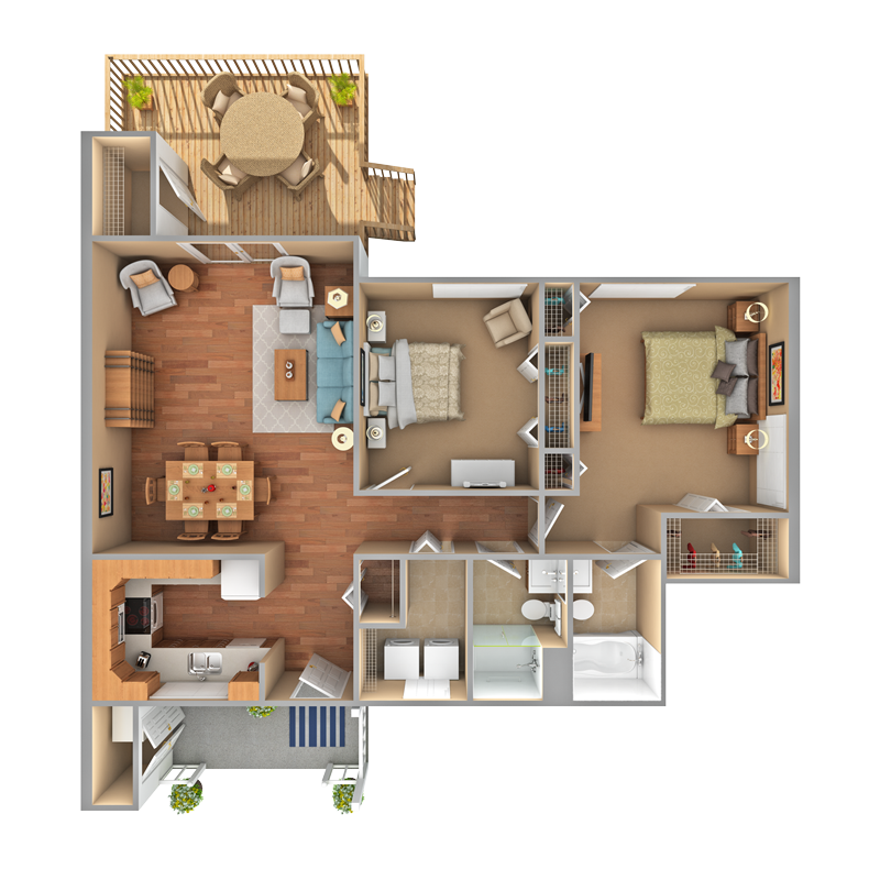 Two Bedroom Original Cottage Carol Woods